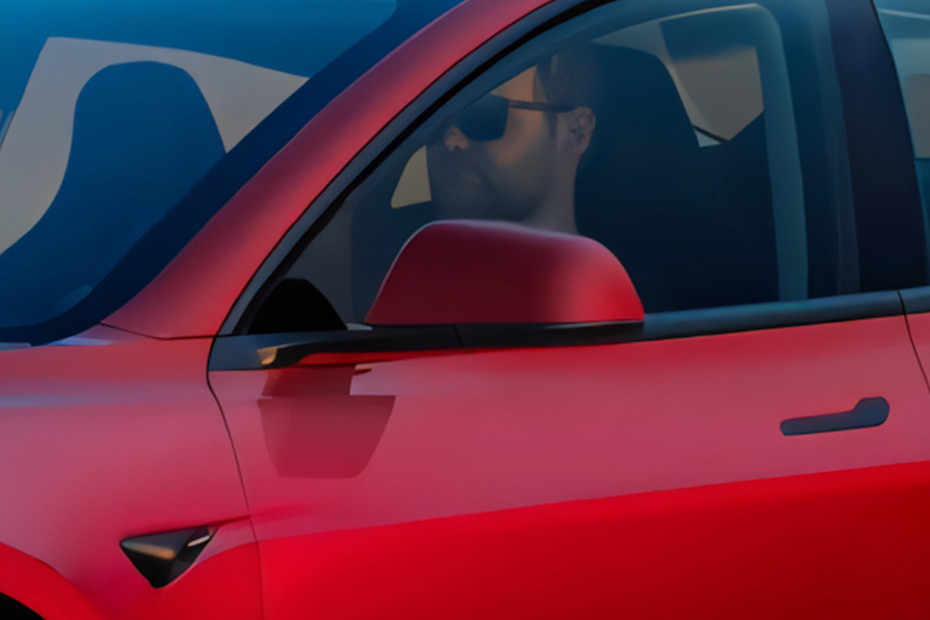 Tesla Model 3	 Drivers Side Mirror Front Angle in UAE