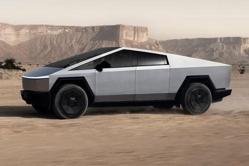 Tesla Cybertruck Front Side View