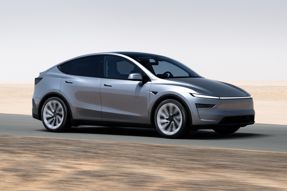 Tesla Model Y Front Cross Side View Tesla Model Y Front Cross Side View