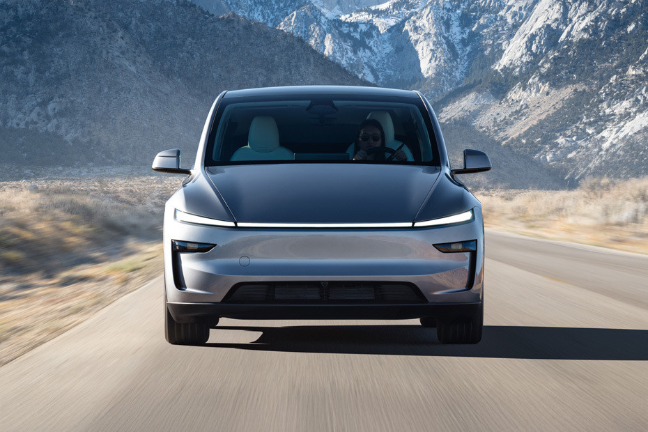 Full Front View of Model Y