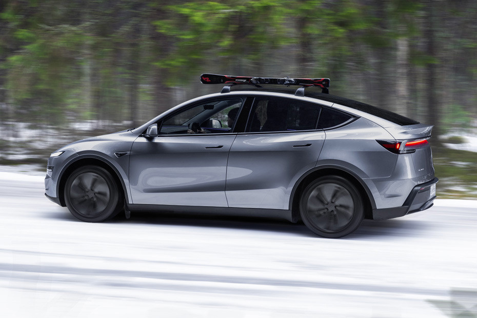 Tesla Model Y Full Side View in UAE