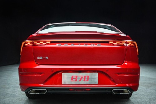 Full Rear View of Bestune B70