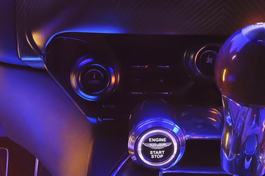 Front AC Controls of Aston Martin VALOUR in UAE