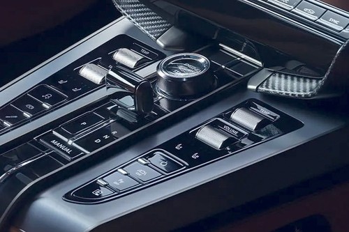 Center Controls of Aston Martin Vanquish