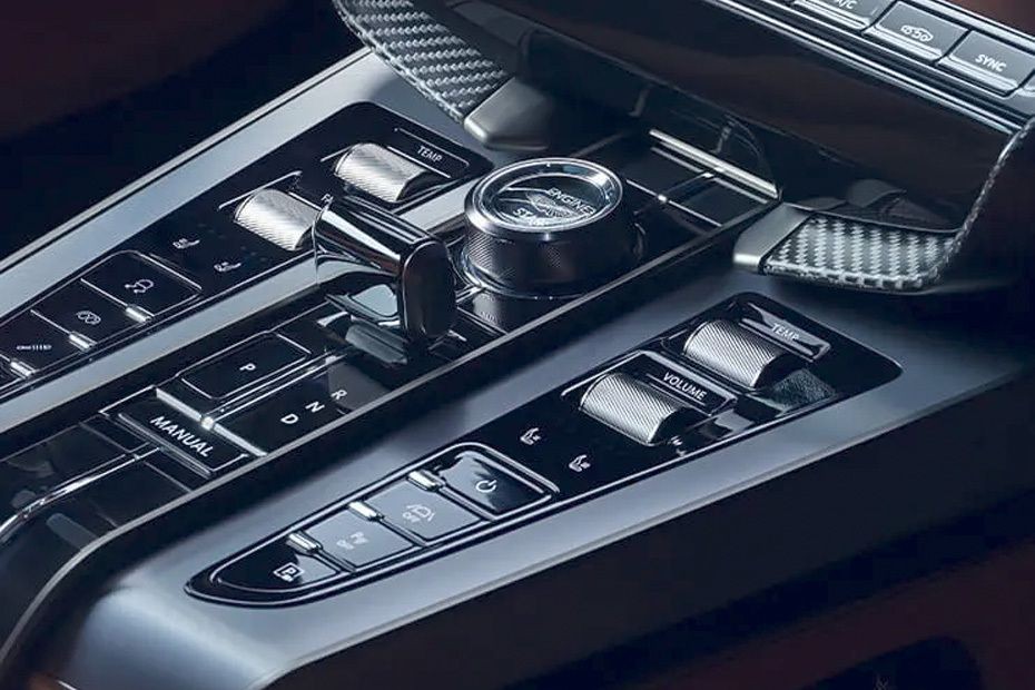Center Controls of Aston Martin Vanquish in UAE