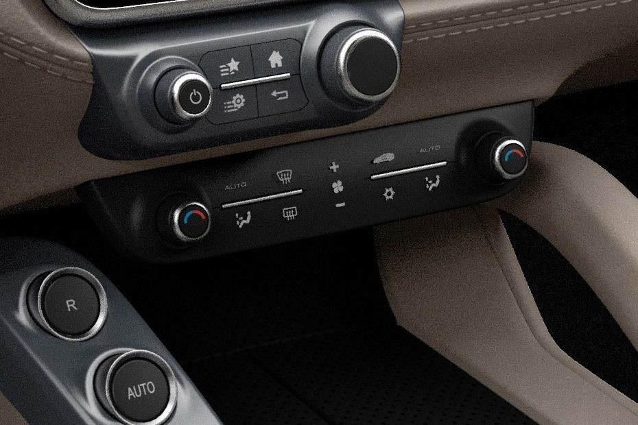 Front AC Controls of Ferrari GTC4Lusso in UAE