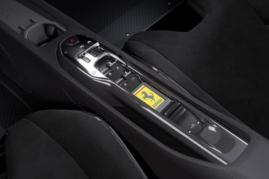 Center Controls of Ferrari 296 Speciale A Center Controls of Ferrari 296 Speciale A