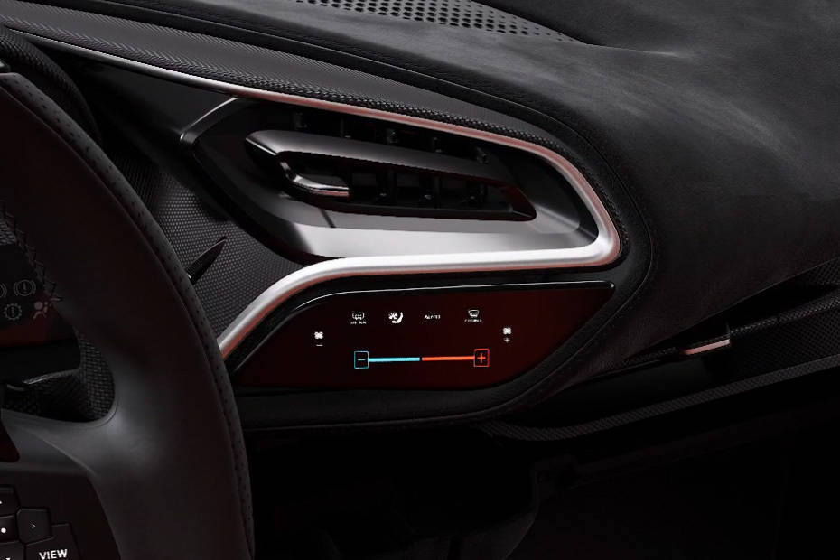 Front AC Controls of Ferrari 296 Speciale Front AC Controls of Ferrari 296 Speciale