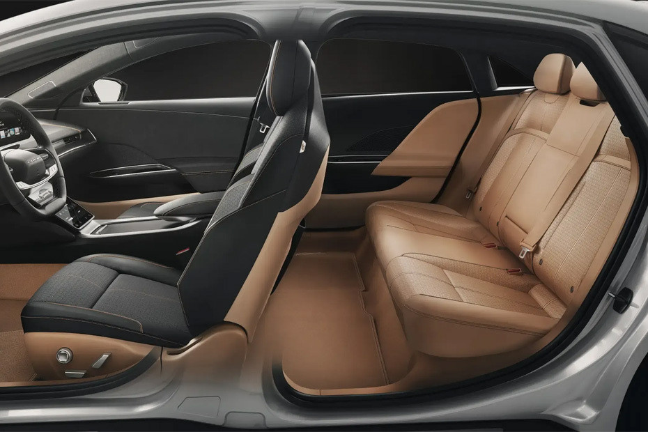Lucid AIR Front And Rear Seats Together in UAE