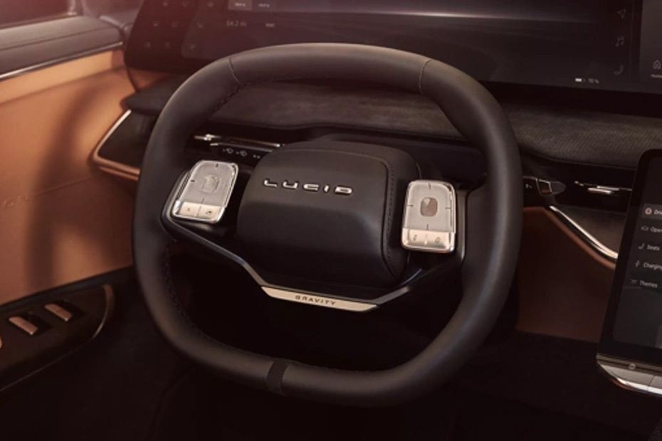 Lucid Gravity Steering Wheel in UAE