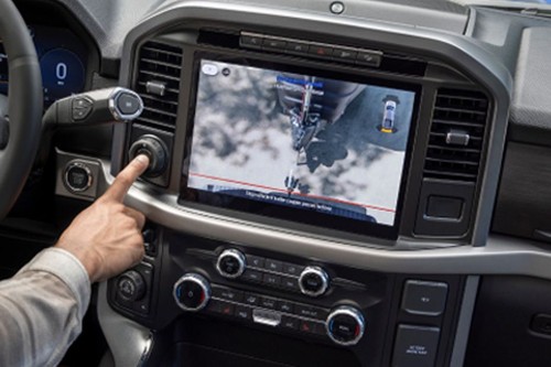 Front AC Controls of Ford F-150 Raptor 