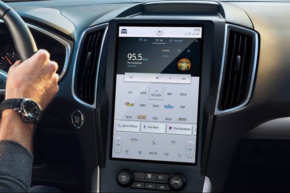 Front AC Controls of Ford Edge(2022-2023) in UAE