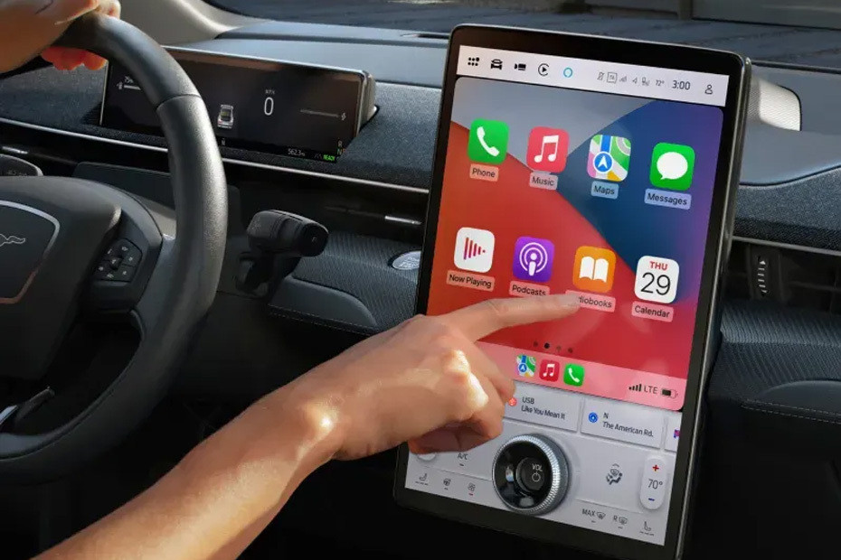 Mustang Mach-E touch screen