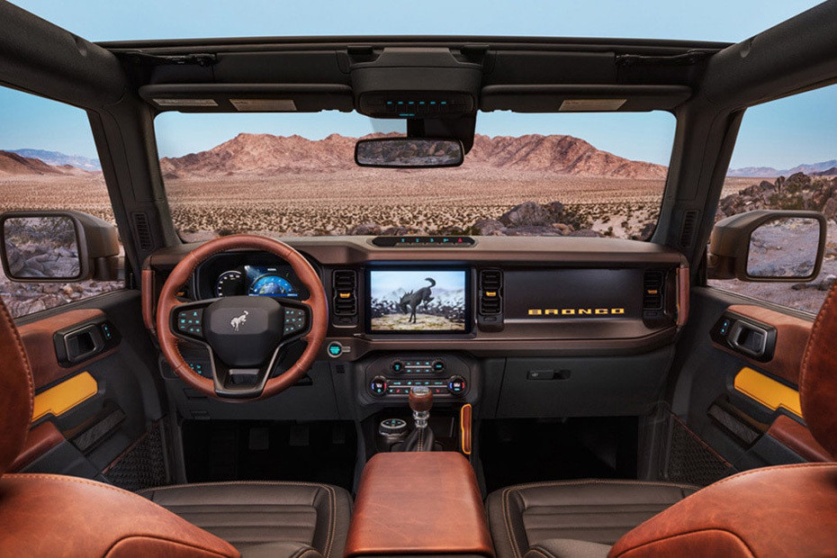 Dashboard View of Bronco in UAE