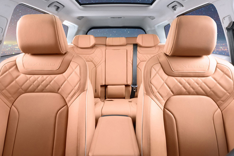 EXEED LX Front And Rear Seats Together in UAE