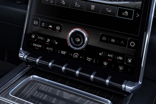 Front AC Controls of GMC Sierra EV