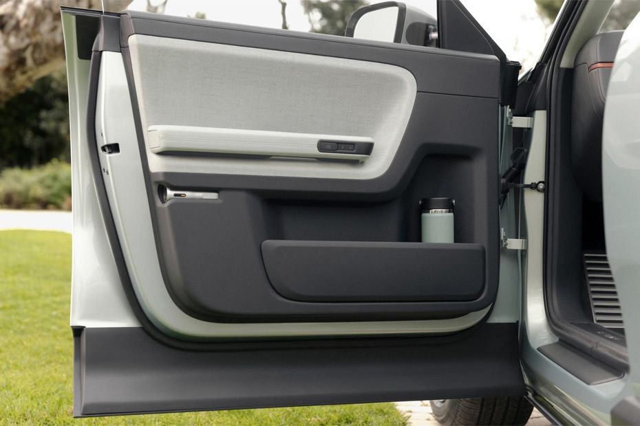 Rivian R3 Inside Of Drivers Side Open Door in UAE