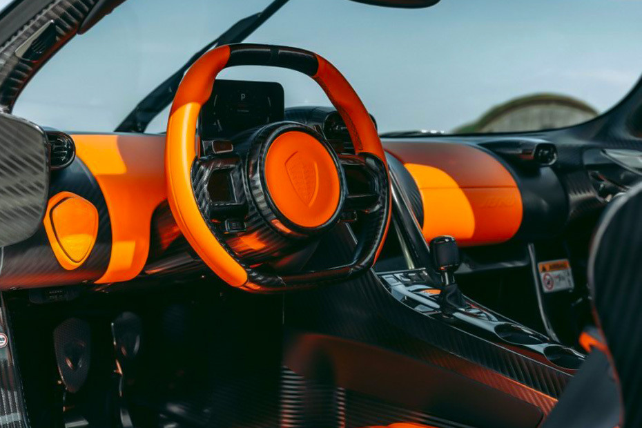 Dashboard View of Jesko in UAE