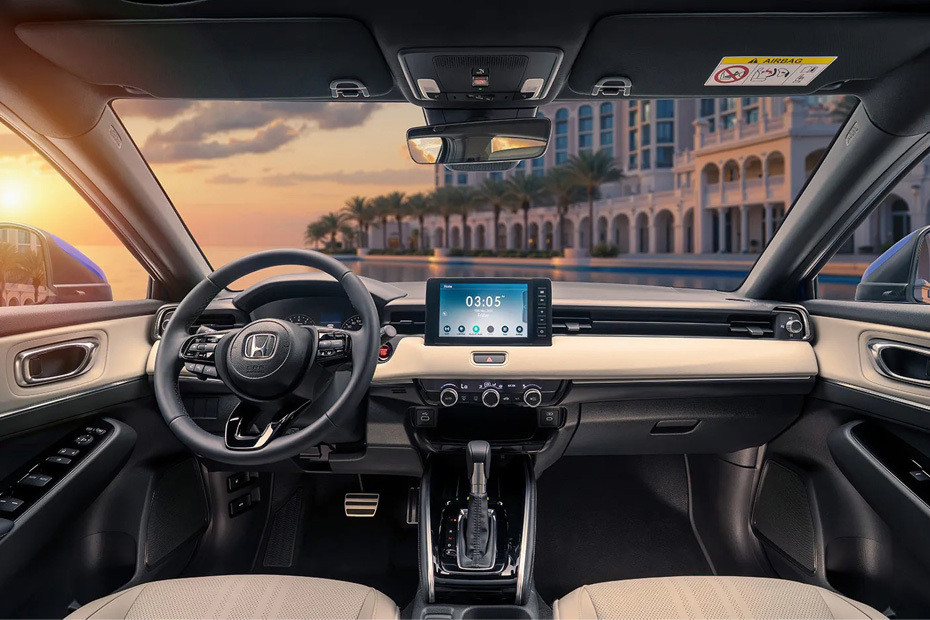 Dashboard View of HR-V in UAE