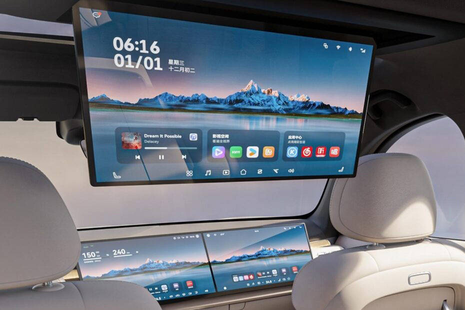 Rear Seat Entertainment of Deepal S09 Rear Seat Entertainment of Deepal S09