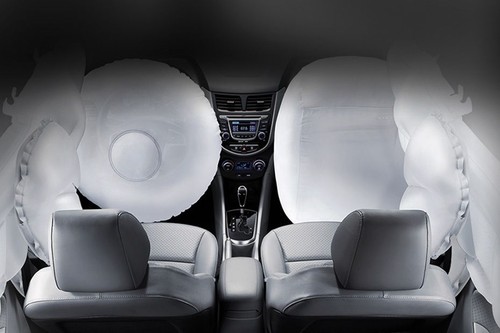 Hyundai Accent (2012-2021) AirBags View