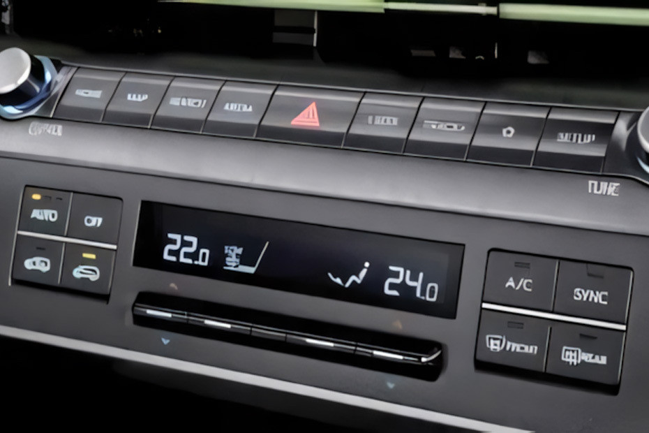Front AC Controls of Hyundai Kona