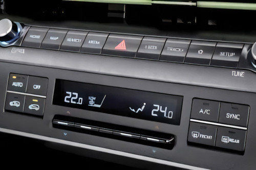 Front AC Controls of Hyundai Kona