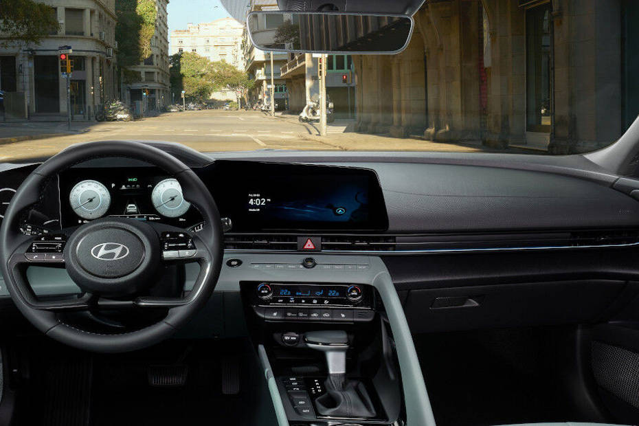 Dashboard View of Elantra Dashboard View of Elantra