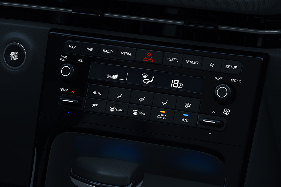Front AC Controls of Hyundai Creta