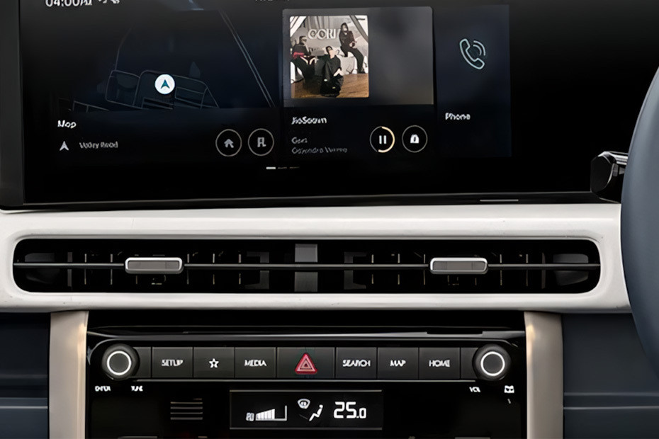 Front AC Controls of Hyundai Venue 2026 in UAE