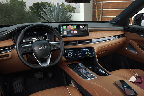 Dashboard View of QX60 (2024-2025)