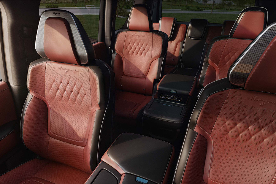 Infiniti QX80 Front And Rear Seats Together Infiniti QX80 Front And Rear Seats Together