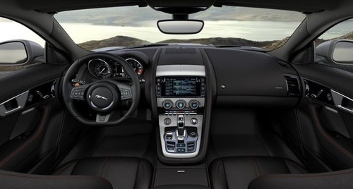 Dashboard View of F Type R Coupe