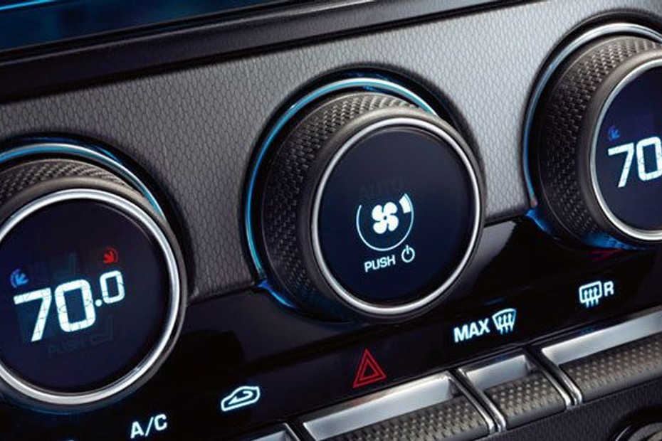 Side AC Controls of Jaguar F-Type R AWD Convertible in UAE