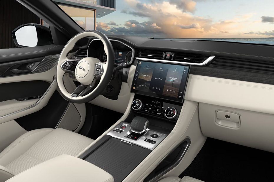 Dashboard View of F-Pace in UAE