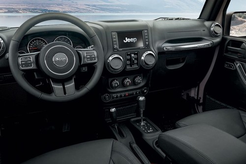 Dashboard View of Wrangler Unlimited