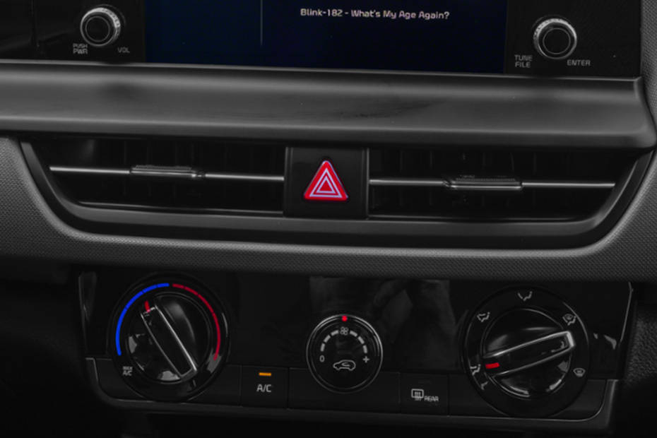 Front AC Controls of KIA Seltos 2026 Front AC Controls of KIA Seltos 2026