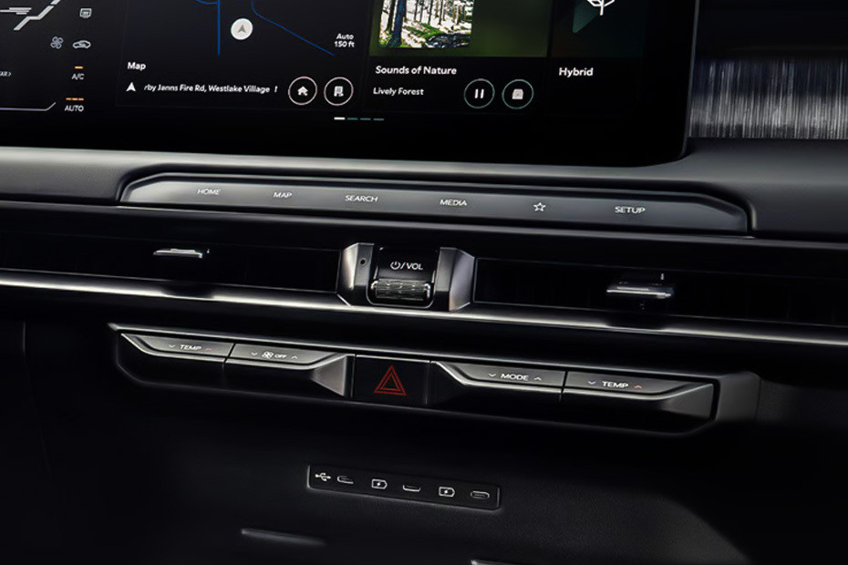 Front AC Controls of KIA Telluride Hybrid