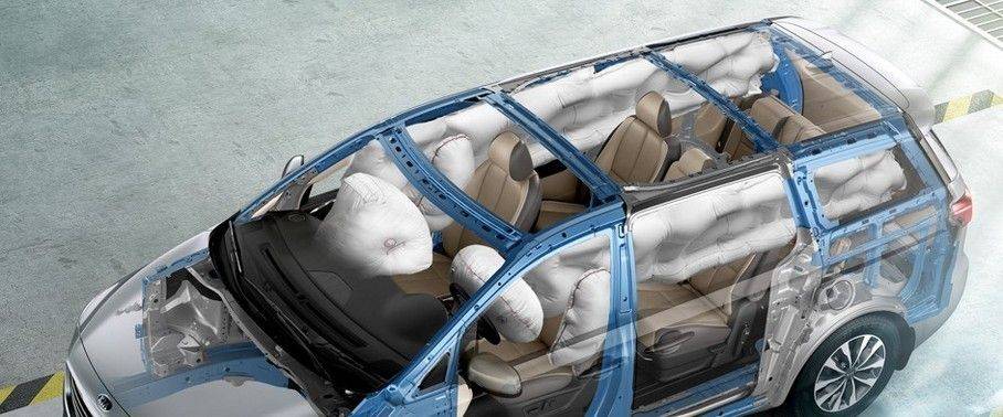 KIA Grand Carnival AirBags View KIA Grand Carnival AirBags View