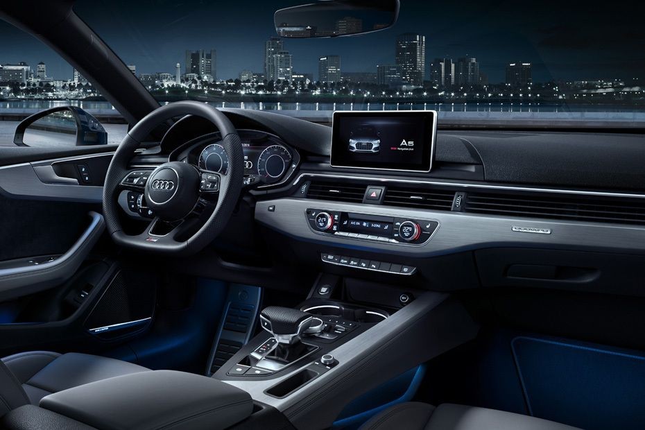 Dashboard View of A5 Sportback in UAE