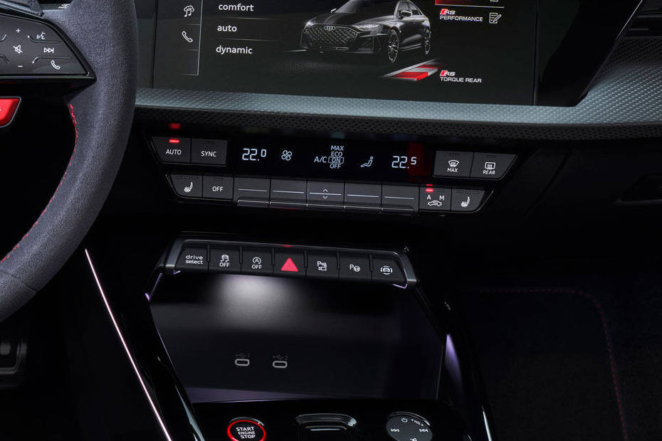Front AC Controls of Audi RS3 Front AC Controls of Audi RS3