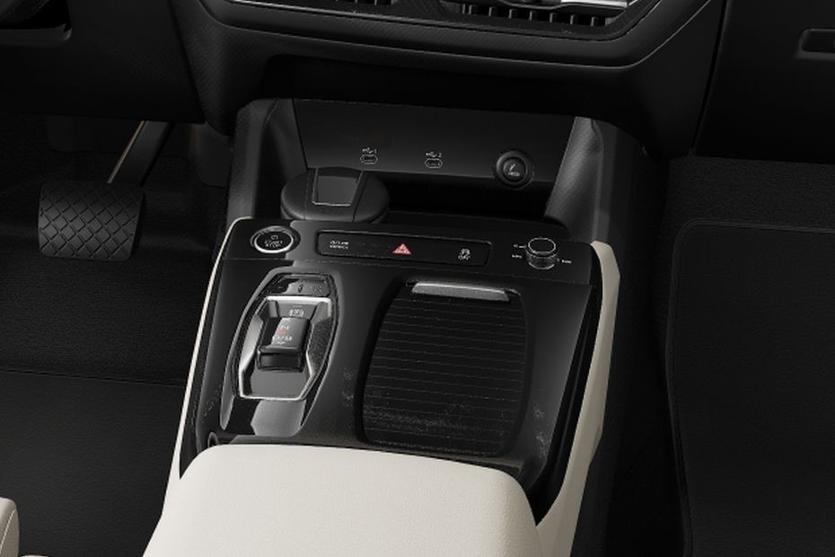 Center Controls of Audi Q6 E-Tron in UAE