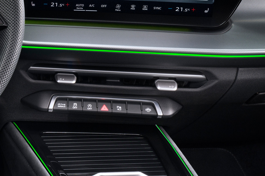 Front AC Controls of Audi Q3 2026 in UAE