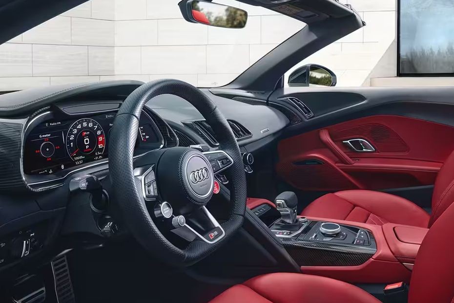 Dashboard View of R8 Spyder in UAE