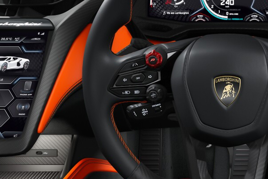 Lamborghini Revuelto Multi Function Steering in UAE