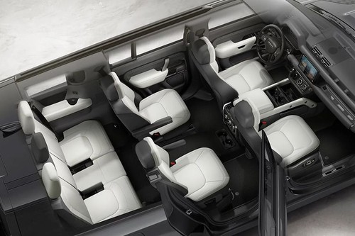 Land Rover DEFENDER 130 Front And Rear Seats Together