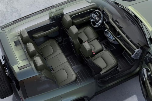 Land Rover DEFENDER 90 Front And Rear Seats Together