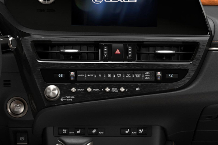Front AC Controls of Lexus ES in UAE