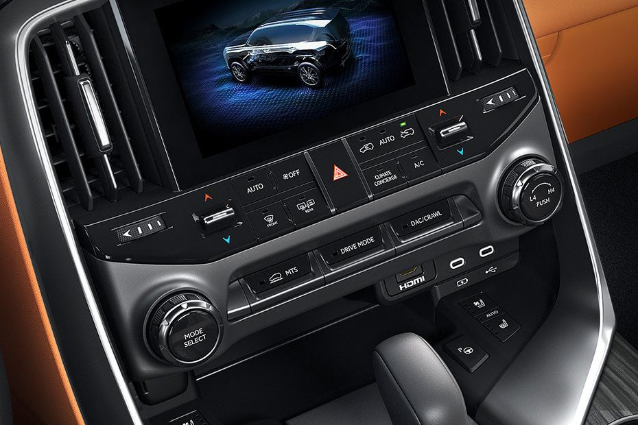 Front AC Controls of Lexus LX 700H in UAE
