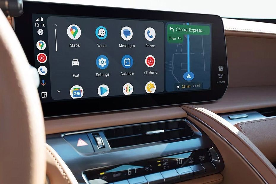 Stereo View of LC 500 Convertible in UAE